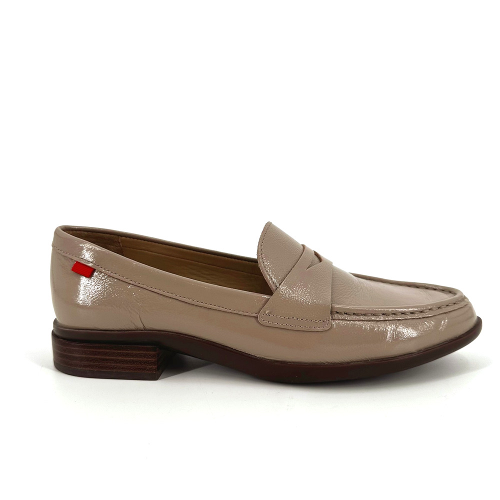 Marc Joseph Lafayette Loafer 9.5 Patent Leather Nude Luxury Old Money Minimalist